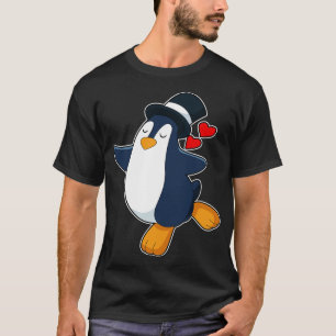 Camiseta Casamento com Cilindro do Penguin Groom