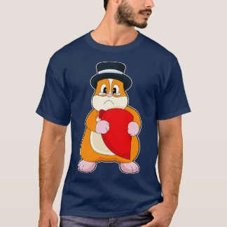 Camiseta Casamento Coração de Hamster Groom