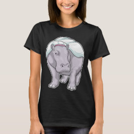 Camiseta Casamento da Noiva Hipopótamo