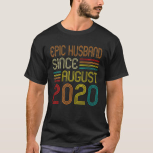Camiseta Casamento De 11 Ruas, 1 Anos De Marido Epic Desde