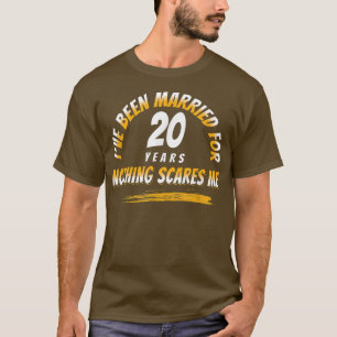 Camiseta Casamento de 20 de Casamento de 20 anos