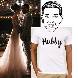 Camiseta Casamento de Casal Hubby