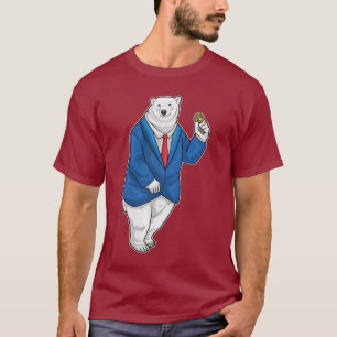 Camiseta Casamento de Casamento de Almoço do urso Polar