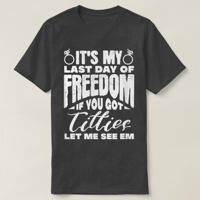 Camiseta Casamento de Casamento do Partido de Bachelores do (Frente do Design)