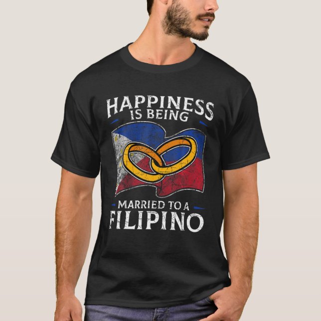 Camiseta Casamento de cultura do patrimônio filipino Casame (Frente)