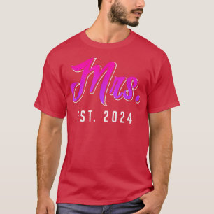 Camiseta Casamento de decoração da Sra.