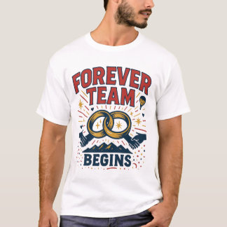 CAMISETA CASAMENTO DE EQUIPE PARA CIMA
