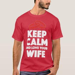 Camiseta Casamento de Esposa do Amor Presente