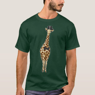 Camiseta Casamento de Giraffe Groom Ribbon