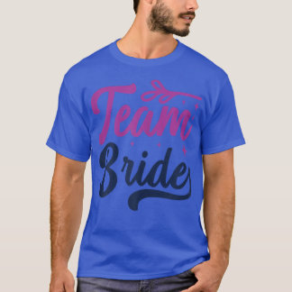 Camiseta Casamento De Noiva Da Equipe De Mulheres E Bachelo