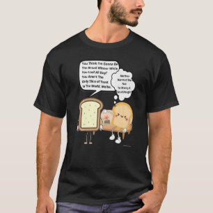 Camiseta Casamento de Relacionamento Melba Bread Sour Dough