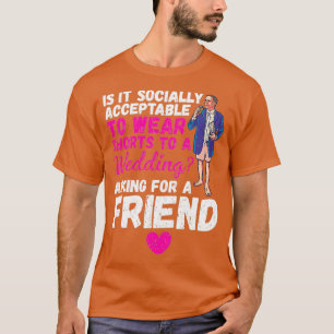 Camiseta Casamento de Shorts Vestindo Noiva de Festa de Com