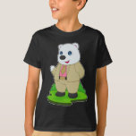 Camiseta Casamento de Terno de Solo de Urso Polar<br><div class="desc">Este design é o presente perfeito para um aniversário,  Natal e outras celebrações. É adequado para mulheres,  homens e crianças.</div>