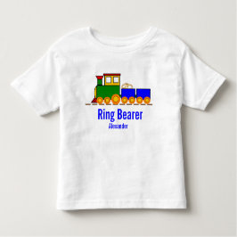 Camiseta Casamento de trem com Ring Bearer
