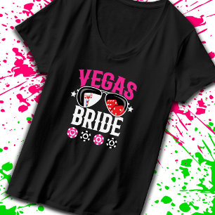 Camiseta Casamento de Vegas - Noiva - Festa de solteira de 