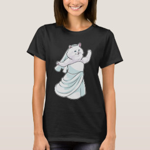 Camiseta Casamento de Vestido de Gato Persa