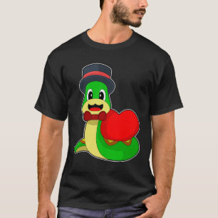 Camiseta Casamento do Coração da Serpente Adornada