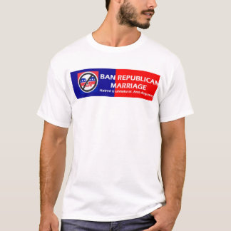 Camiseta Casamento do republicano da proibição