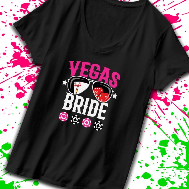 Camiseta Casamento em Vegas - Noiva - Despedida de Solteira (Criador carregado)