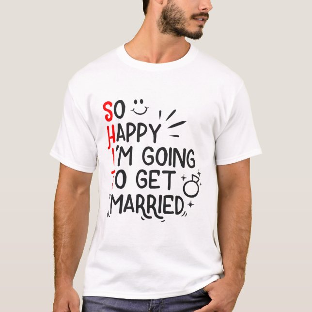 Camiseta Casamento Engraçado Presente Hilarious Casamento n (Frente)
