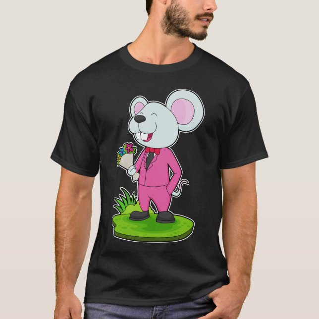 Camiseta Casamento Flor de Rato Groom (Frente)
