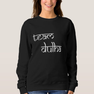 Camiseta Casamento Indiano da Equipe Dulha Desi da Ásia do