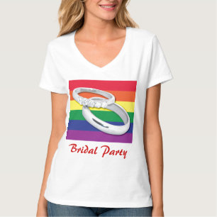 Camiseta Casamento Lésbico gay