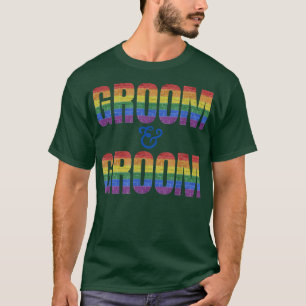 Camiseta Casamento LGBTQ Roupa de Casamento e Casamento par