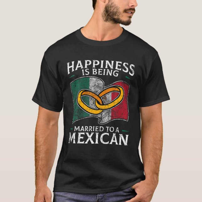 Camiseta Casamento Mexicano Casamento Casado Herança R (Frente)