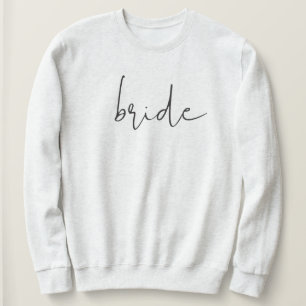 Camiseta Casamento Moderno Minimalista Edgy Font Bride