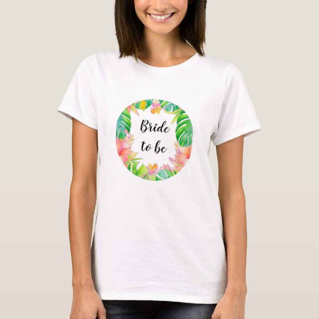 Camiseta Casamento no Paraíso para ser noiva (Frente)