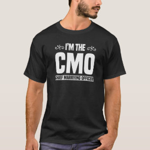 Camiseta Casamento Oficial Casamento Ministro Chefe Casamen