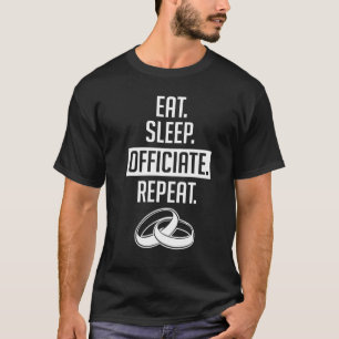 Camiseta Casamento Oficiente Coma Repetir Mim Ordenado Pela