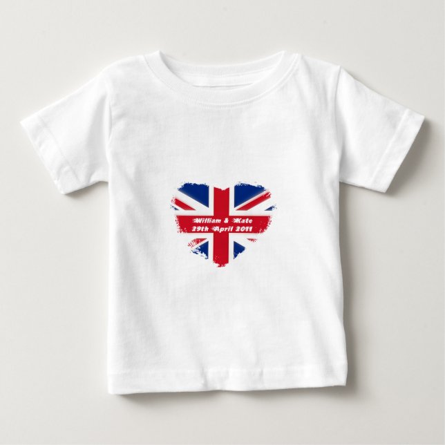 Camiseta Casamento Real - Kate & William (Frente)