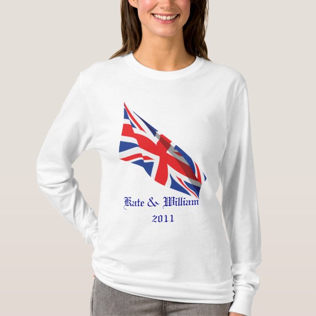 Camiseta Casamento Real/Kate & William (Frente)