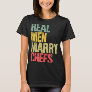 Camiseta Casamento Real Men Casado Chefs Groom