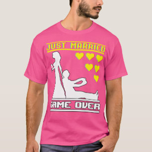 Camiseta Casamento Recém-Casados Jogo Terminado