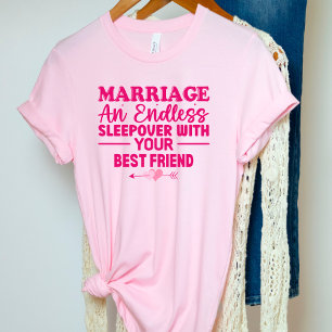 Camiseta Casamento Relationship Sleep sobre o Melhor Amigo