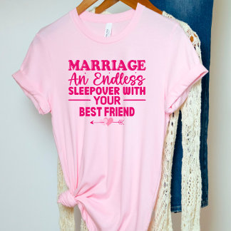 Camiseta Casamento Relationship Sleep sobre o Melhor Amigo