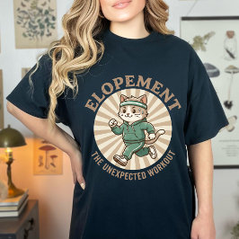 Camiseta Casamento Surpresa Autismo Gato Humor Treino Inesp