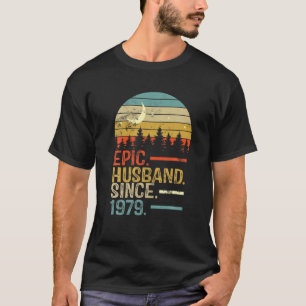 Camiseta casamento vintage Aniversário Melhor Marido Desde