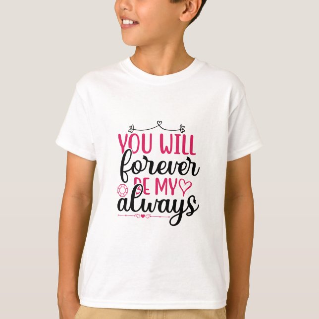 Camiseta Casamento Você Será Sempre Meu (Frente)