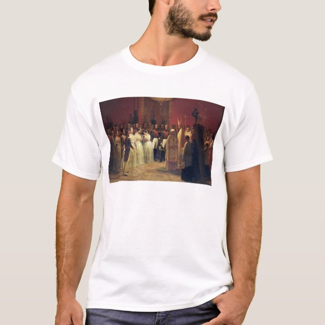 Camiseta Casamentos da Rainha Isabella II (Frente)