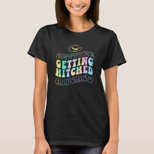Camiseta Casando-se Ficando Alvoroçado Festa de Noiva Despe