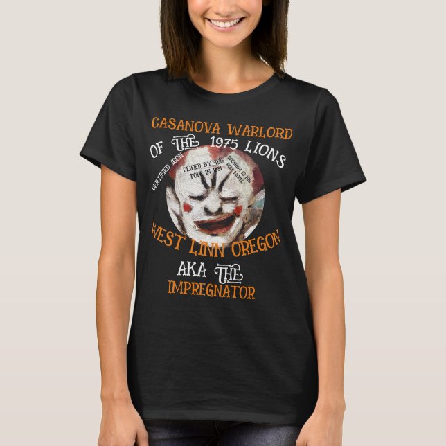 CAMISETA CASANOVA COMANDANTE MAIS WEST LINN OREGON OR (Frente)