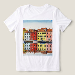 Camiseta Casas coloridas
