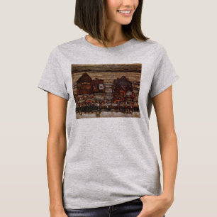 Camiseta Casas com Roupa por Egon Schiele