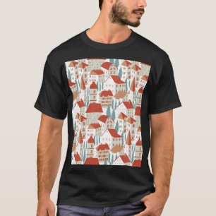 Camiseta Casas da Cidade Bonita: Ilustração Invisível