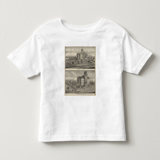Camiseta Casas da escola, San Jose (Frente)