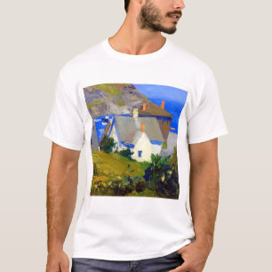 Camiseta Casas de Edward Hopper Monhegan